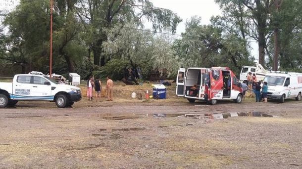 Una nena y su abuela murieron por el temporal. Foto: Conesa Informa Hoy.