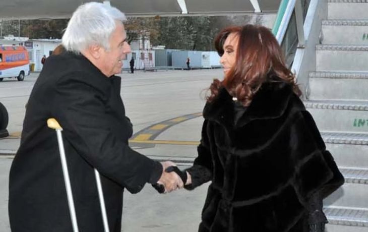 José Manuel De la Sota y Cristina Kirchner (foto archivo 2013)