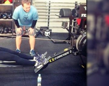 Cinthia Fernández embarazada hace CrossFit y estallaron las críticas