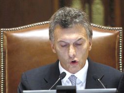 el blooper de mauricio macri en su discurso en la legislatura