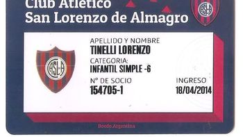 el hijo de marcelo tinelli y guillermina valdes ya es socio de san lorenzo el hijo de marcelo tinelli y guillermina valdes ya es socio de san lorenzo