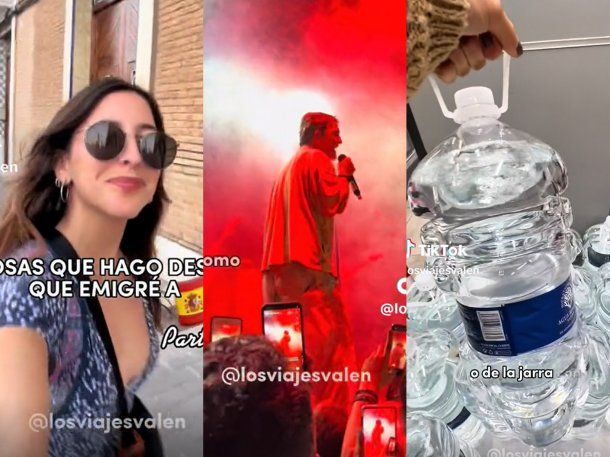 Una argentina se mudó a España y su TikTok sobre el shock cultural se volvió viral