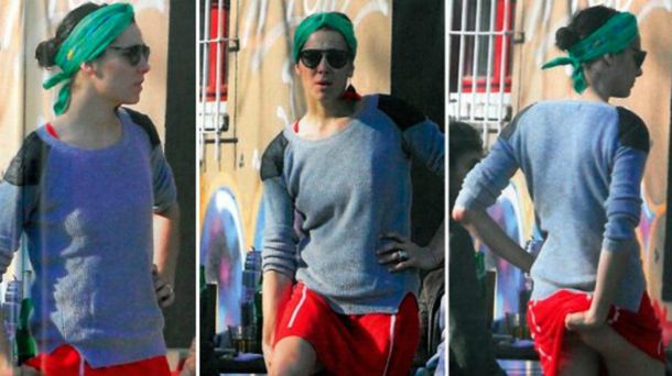 Las fotos indiscretas de Juana Viale en las calles de Palermo