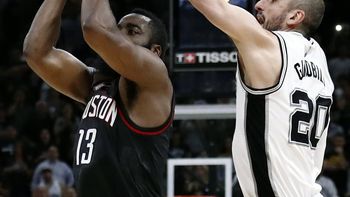 El tapón por el que Ginóbili se retiró ovacionado El tapón por el que Ginóbili se retiró ovacionado