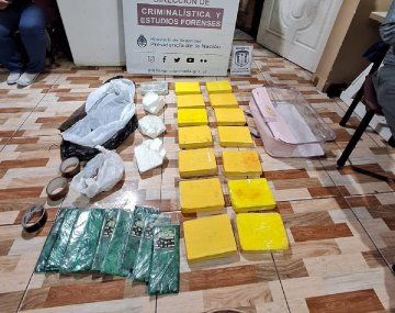 Córdoba: descubren 39 kilos de cocaína ocultos en encomiendas