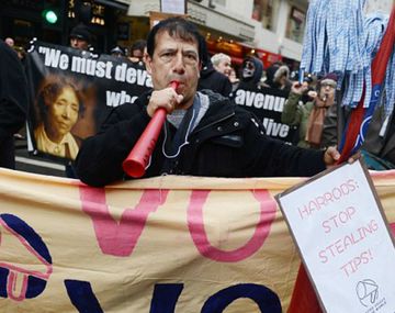 Más de 400 empleados protestaron