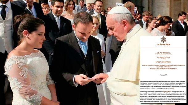 Las claves de la reforma papal para simplificar la anulación del matrimonio