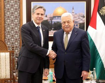 Visita sorpresa de Estados Unidos: Blinken se reunió con el presidente palestino