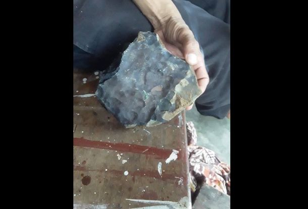 Le cayó un meteorito y se volvió millonario