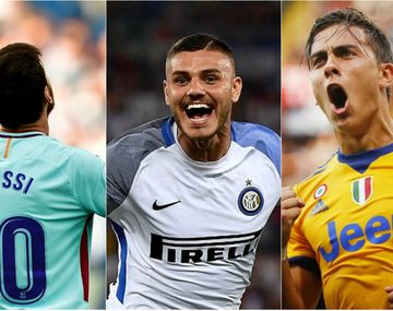 Messi, Icardi y Dybala