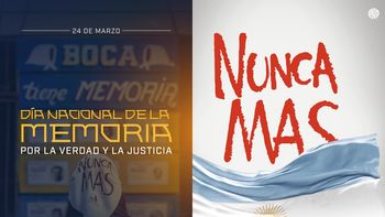 Día de la Memoria: el emotivo mensaje de los cinco grandes del fútbol argentino a 50 años del golpe Día de la Memoria: el emotivo mensaje de los cinco grandes del fútbol argentino a 50 años del golpe