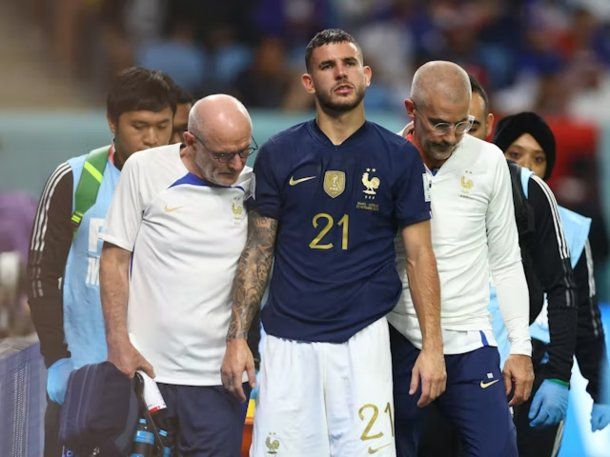 Dura baja para Francia en el Mundial: Lucas Hernández se rompió los ligamentos cruzados
