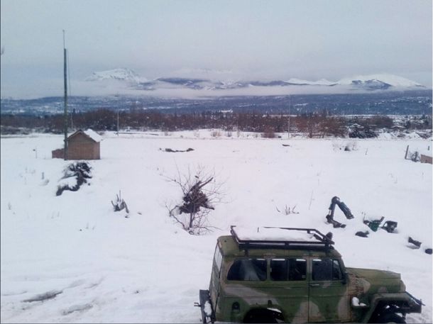 En Chubut se registró un muerto por el frío. Crédito: Twitter @Pato_Guerrero