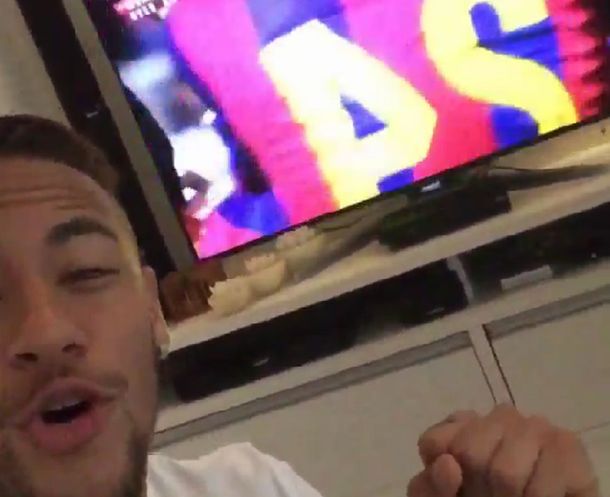 ¿Cómo festejó Neymar el triunfo del Barcelona ante Rayo Vallecano?