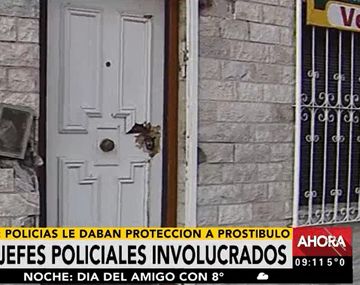 Detuvieron a cuatro policías por proteger un prostíbulo en Lanús