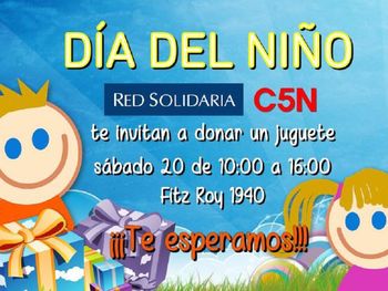 Ya podés participar en la campaña de C5N, R10 y Red Solidaria y donar tu juguete