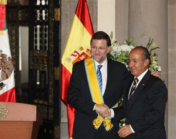 Mariano Rajoy y Felipe Calderón