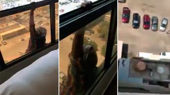 La filmó en vez de ayudarla y cayó al vacío La filmó en vez de ayudarla y cayó al vacío