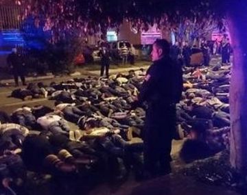 Fiesta dejó 100 detenidos y dos policías heridos