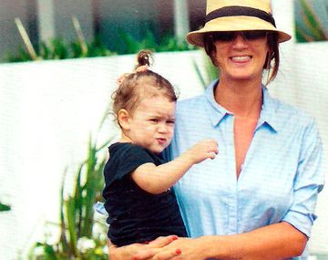 Paula Chaves y su hija