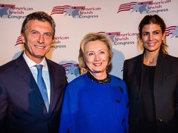 Mauricio Macri se reunió con Hillary Clinton en Nueva York
