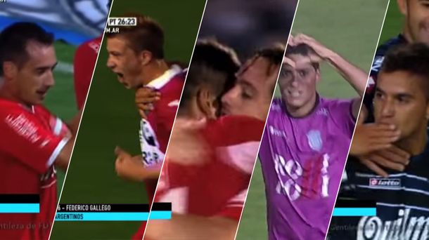 Éstos son los cinco mejores goles del fin de semana en el fútbol argentino