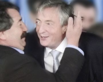 Aldo San Pedro y Néstor Kirchner