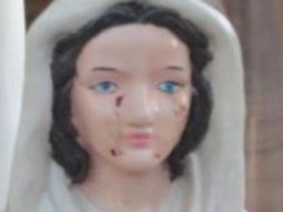¿Otra imagen de la virgen que llora sangre en Santa Fe?