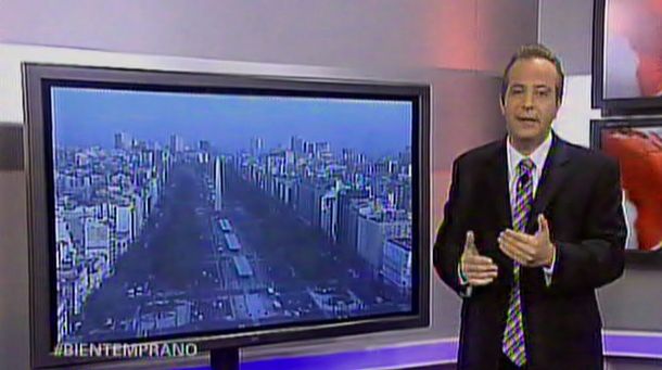 Una mañana agradable, pero nublada en la Ciudad y alrededores