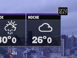 Emitieron un alerta por tormentas fuertes y ocasional caída de granizo
