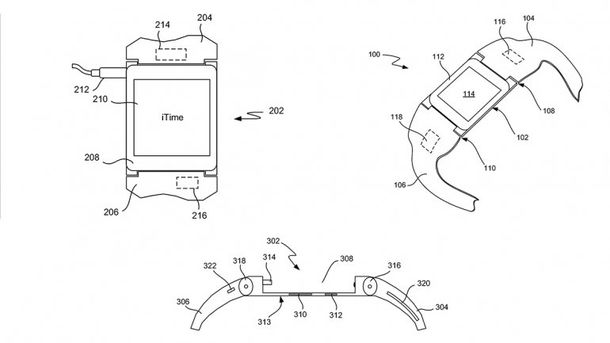 Se filtró un boceto de lo que será el iWatch de Apple
