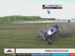 video: el impactante vuelco de un piloto a mas de 200 km/h en concordia video: el impactante vuelco de un piloto a mas de 200 km/h en concordia