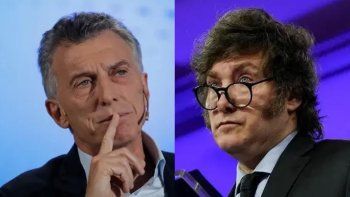 Mauricio Macri y Javier Milei. Mauricio Macri y Javier Milei.