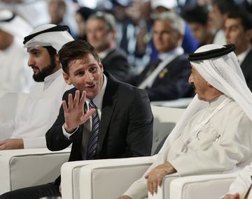 Messi revolucionó Dubai y lo eligieron como el mejor jugador del año
