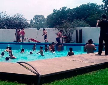 Esta es la pileta de la tragedia