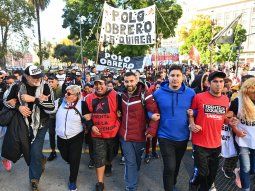 Organizaciones sociales marcharon hacia el Ministerio de Desarrollo Social