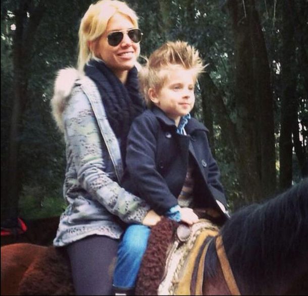 La glamorosa salida de Wanda Nara con sus hijos en el campo