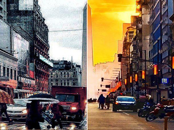 Calor en Buenos Aires.&nbsp;