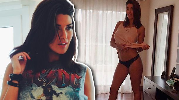 Ivana Nadal no siente el invierno y se muestra en ropa interior