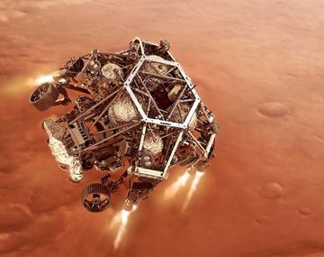 Cómo ver en vivo la llegada del Perseverance a Marte