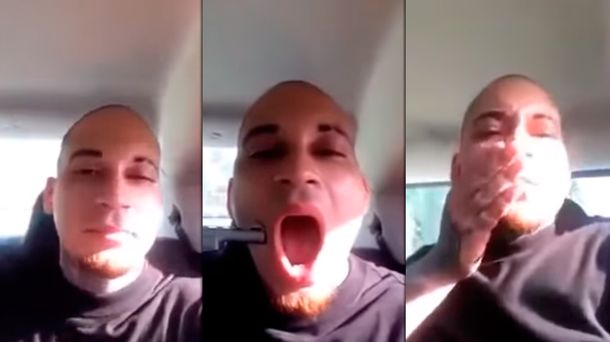 VIDEO: un rapero se filmó disparándose en la cara, para hacerse famoso en internet