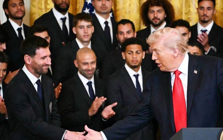 Messi, junto a Trump a la Casa Blanca: Quizás puedas ser mejor que Pelé