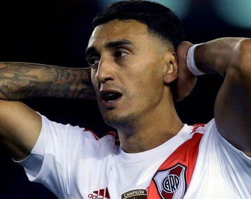 Otra baja para River: Matías Suárez fue aislado y no estará ante Junior