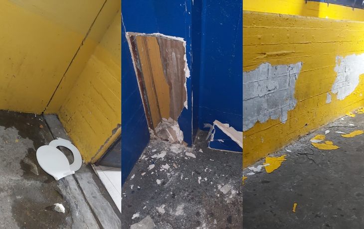Hinchas de Vélez destrozaron sectores de La Bombonera donde hicieron de locales