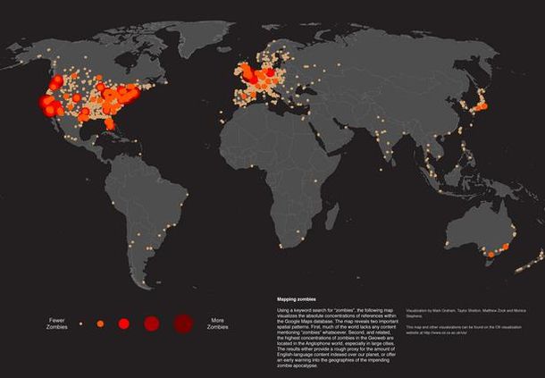 Mapa mundi zombie