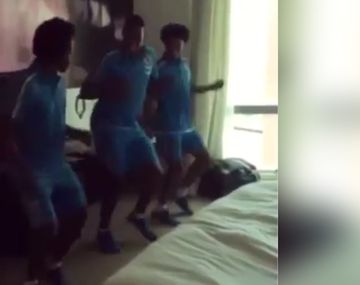 ¿Festejo anticipado? El alocado baile de los colmbianos