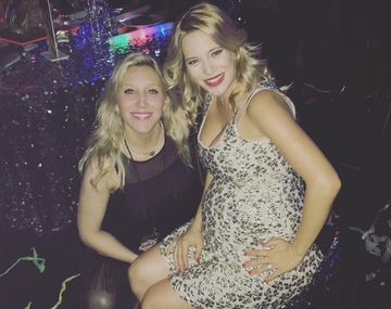 Luisana Lopilato y su hermana Daniela.