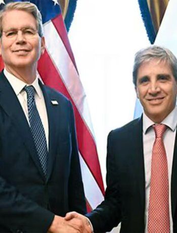 Scott Bessent y Luis Caputo.