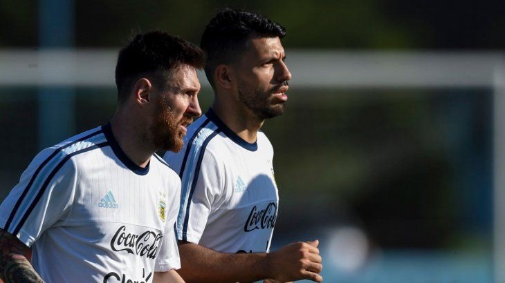 Lionel Messi y Sergio Agüero