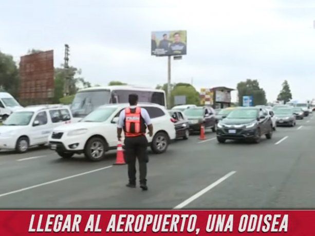 Caos en Ezeiza por un corte de vigiladores privados